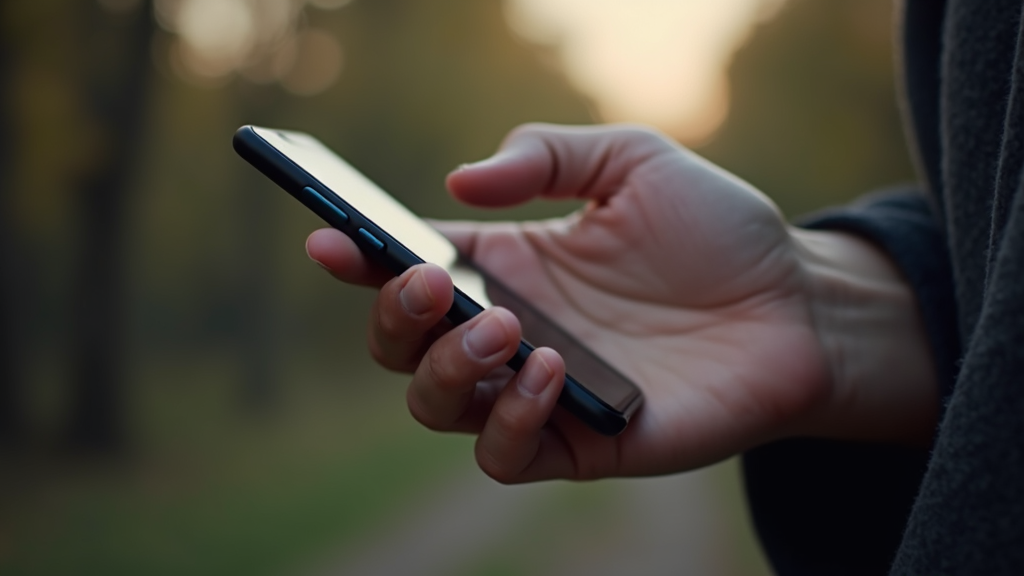 Hands grasping a smartphone, emphasizing the integral role of mobile connectivity in our lives and its growing significance in the modern world.